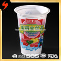 Chinese Manufacturers Custom Printed Logo High Quality 8oz/240ml PP Disposable Plastic Cup